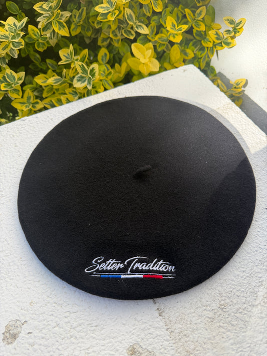 Le Béret Français Noir Setter Tradition