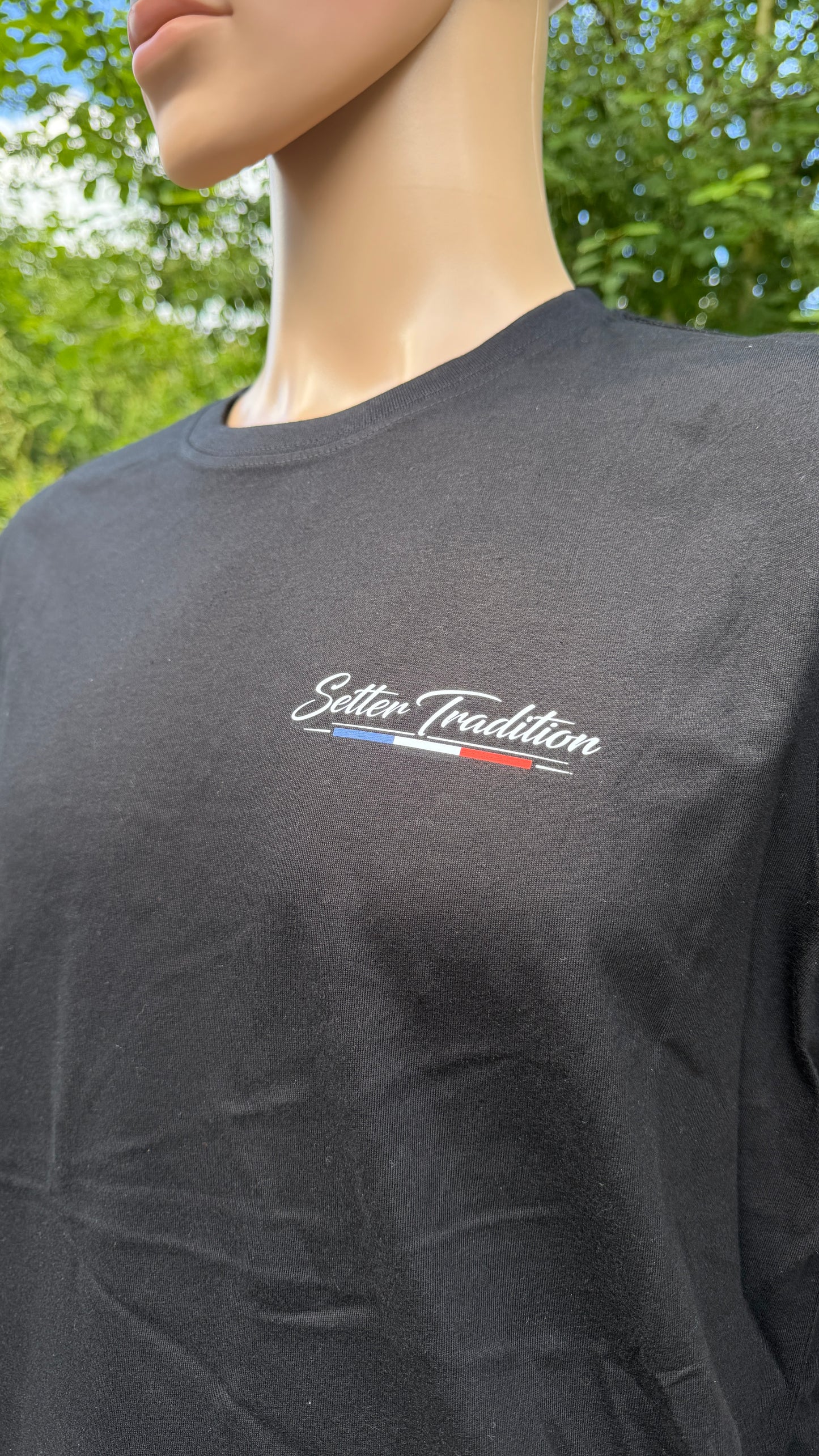T-shirt Premium Noir Setter Tradition