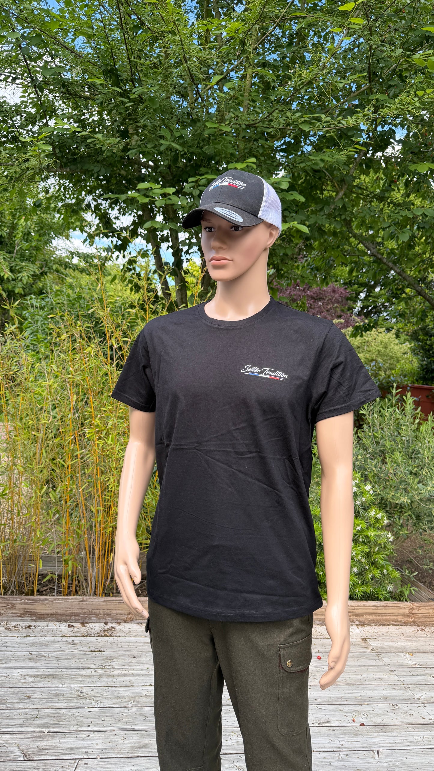 T-shirt Premium Noir Setter Tradition