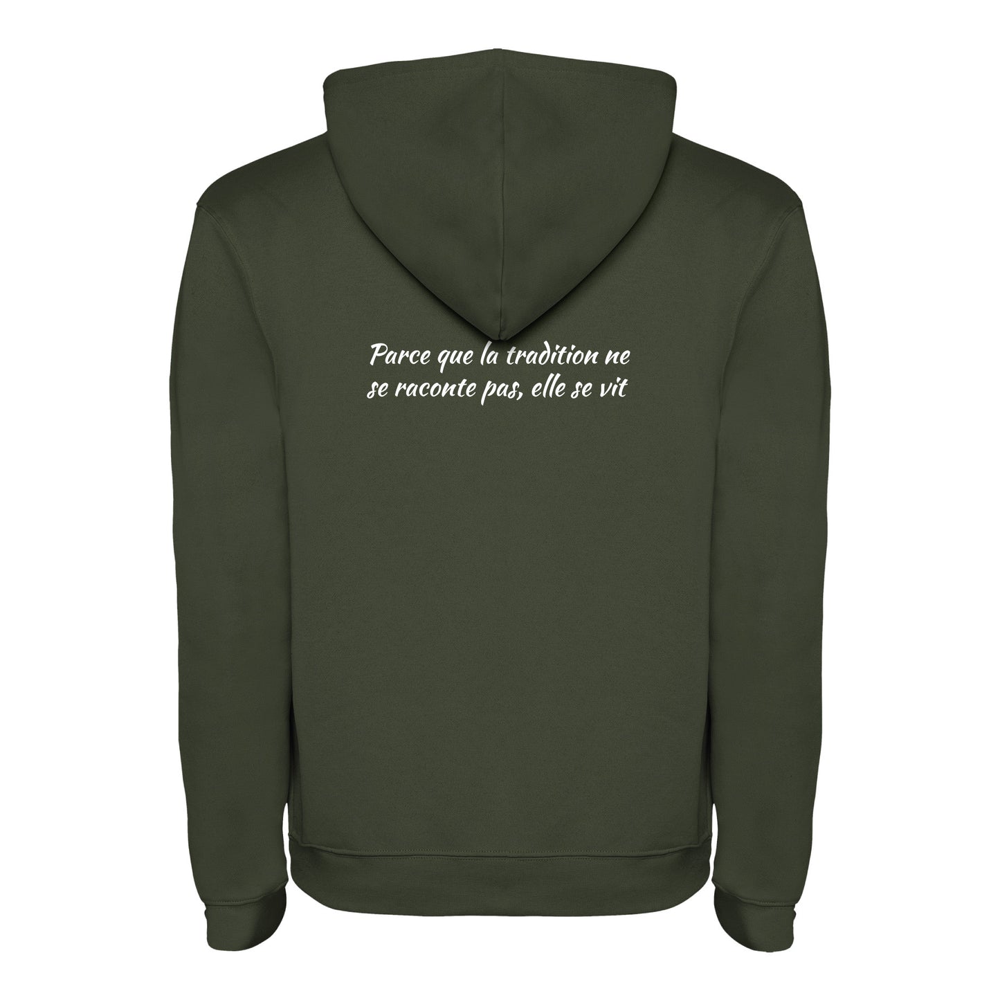Sweat Capuche Kaki Setter Tradition