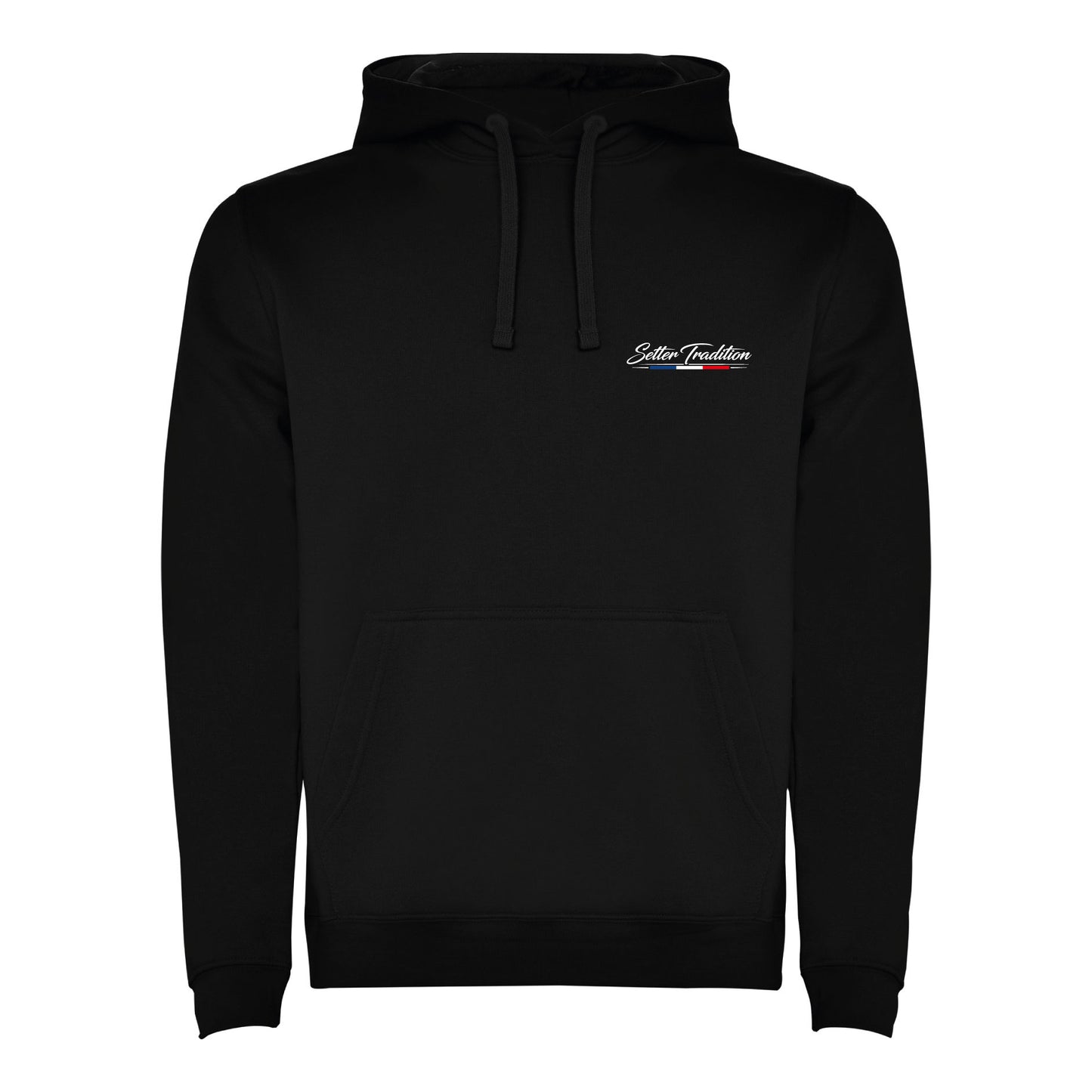Sweat Capuche Noir Setter Tradition