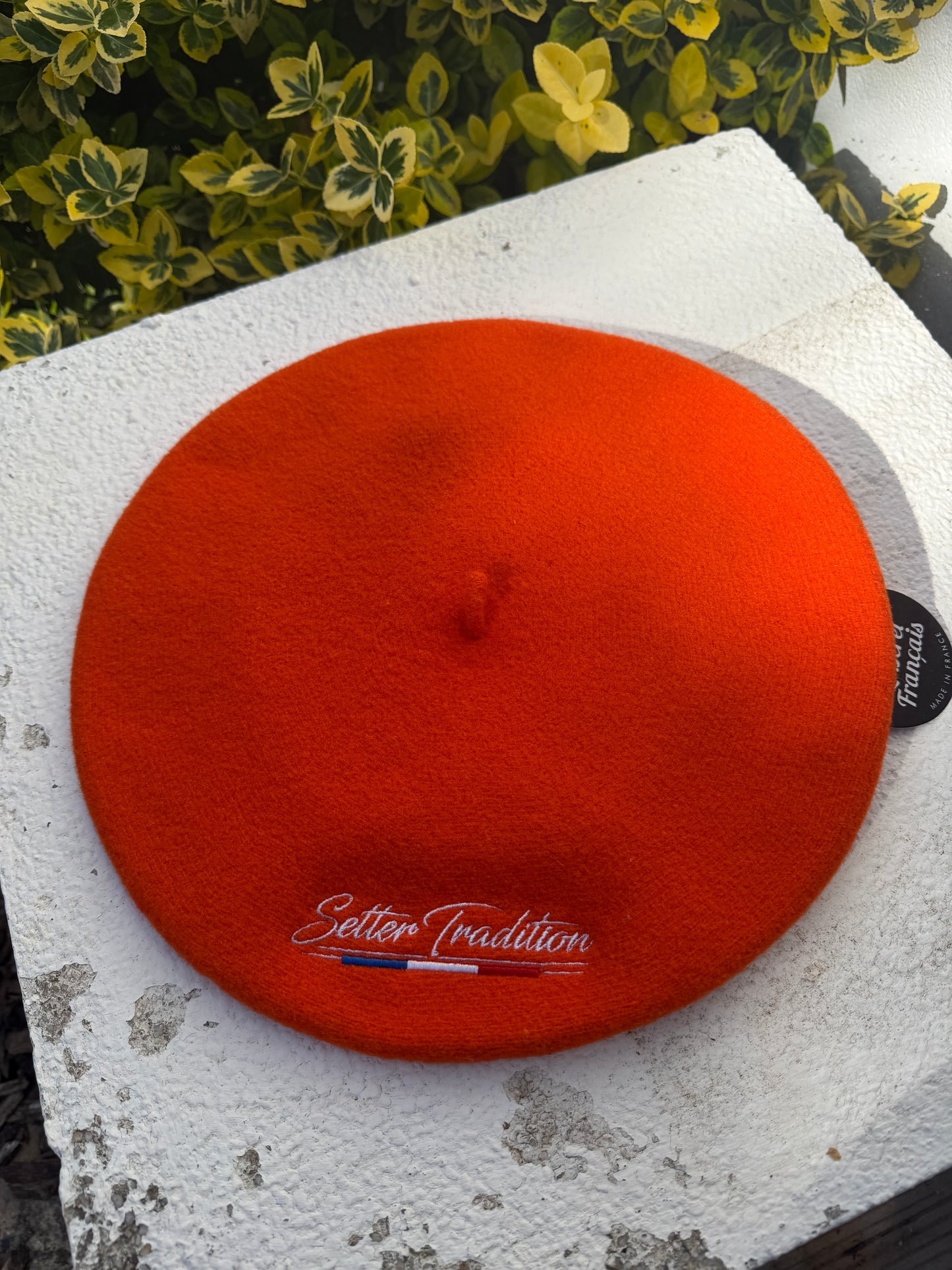 Le Béret Français Orange Setter Tradition