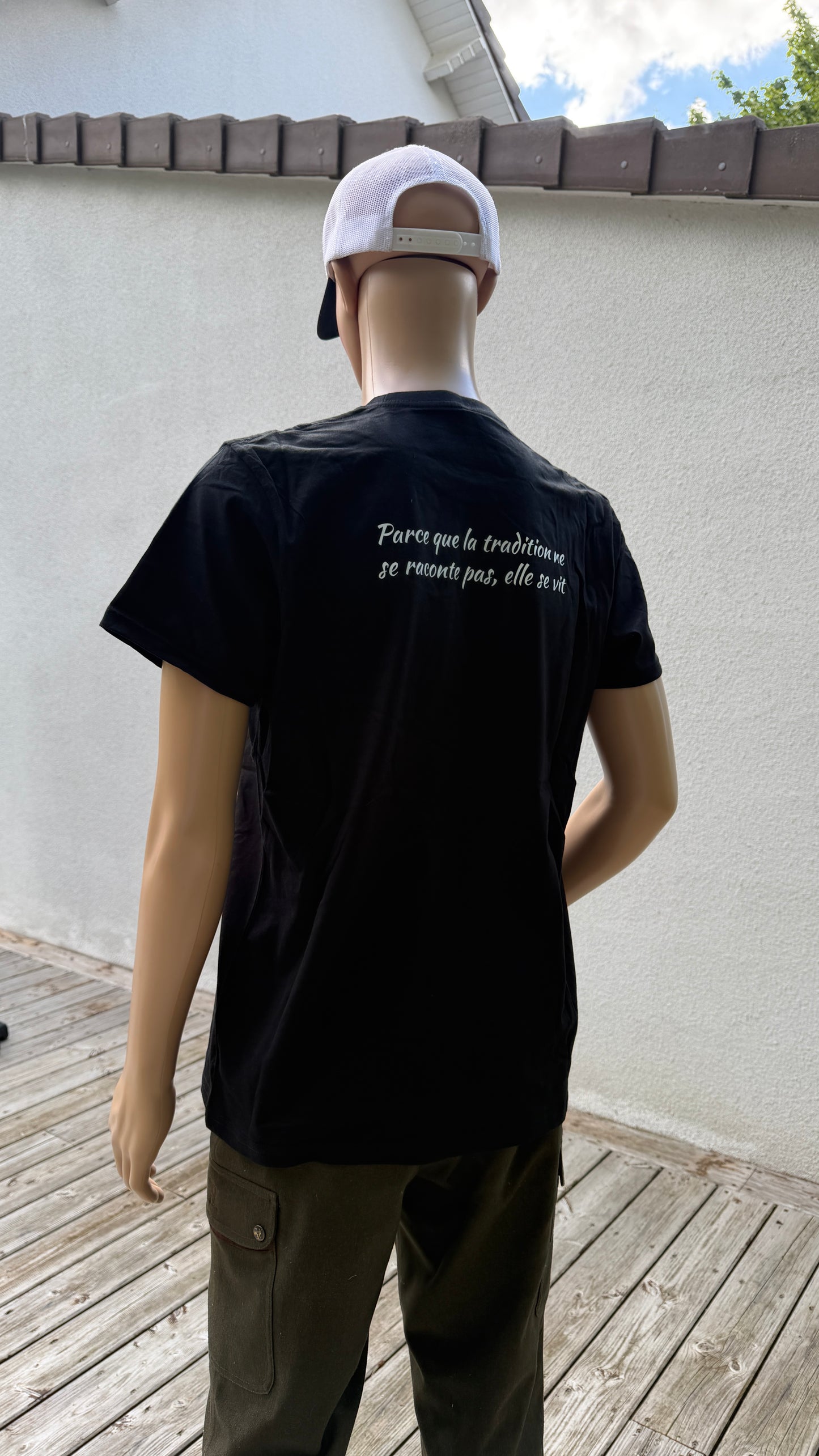 T-shirt Premium Noir Setter Tradition