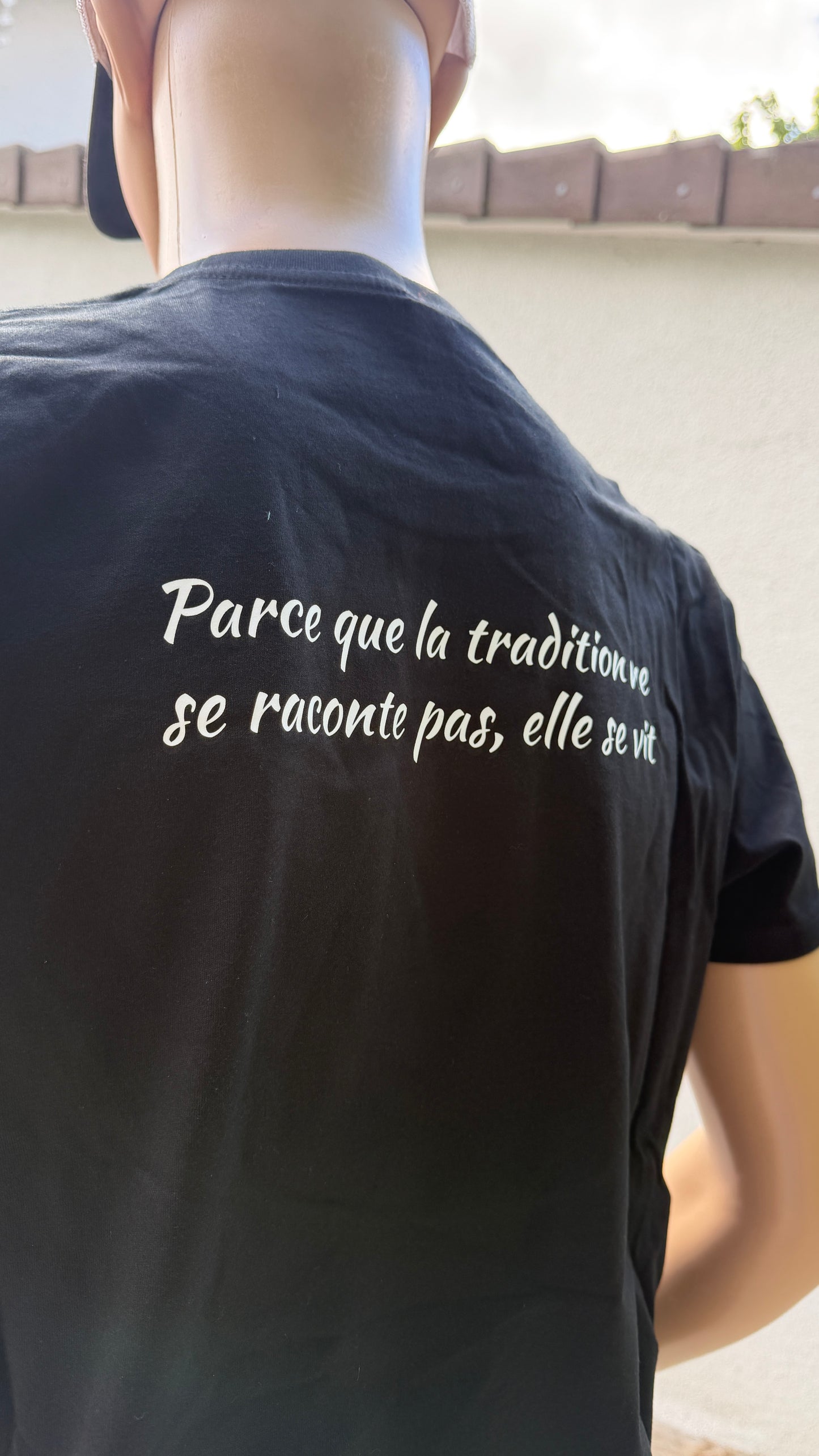 T-shirt Premium Noir Setter Tradition